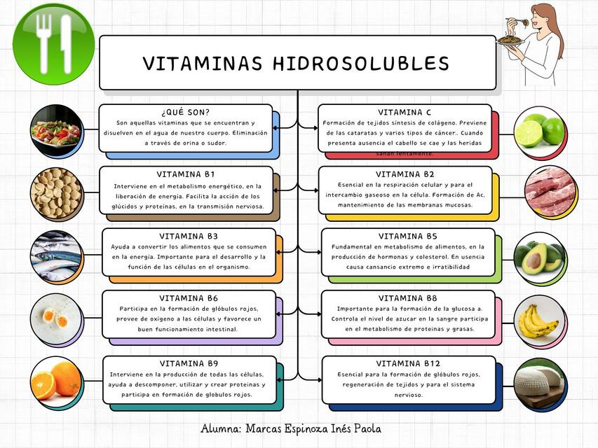 Vitaminas hidrosolubles Inés Paola uDocz