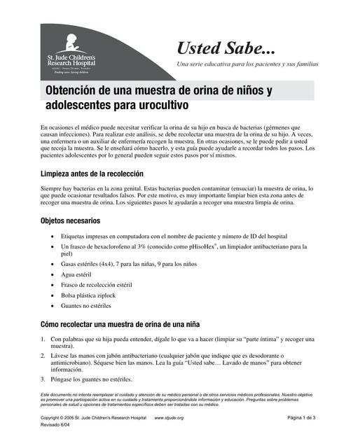 5 PROCEDIMIENTO DE MUESTRA EN NIÑOS LUISIANA BAVEL LOAYZA GUERRERO