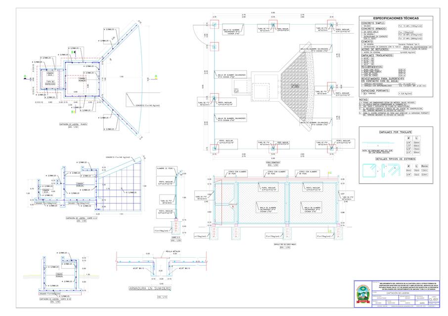 Planos Ladera Estructura CL E01 Edison Jerson Ramirez Toledo UDocz