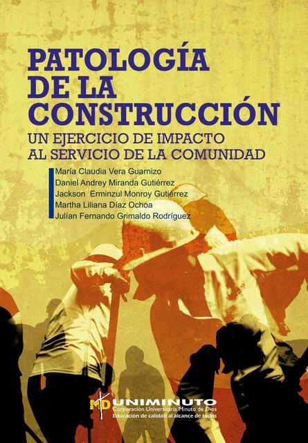 Libro Patologia De La Construccion Un Ejercicio De Eder Chaveiro Udocz