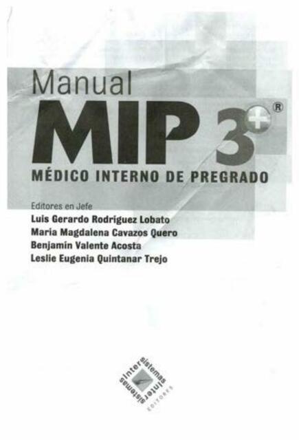 Manual del Médico Interno de Pregrado 3 ed Leslie MEDICSTORE uDocz