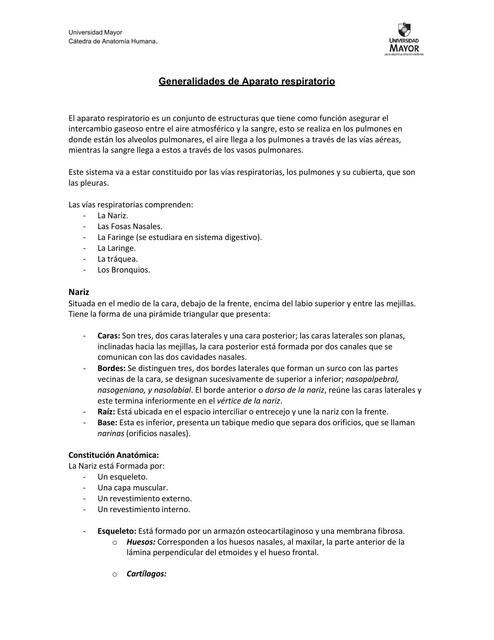 18 Sistema Respiratorio 1 ELÍAS RODRIGO uDocz