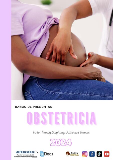 Preguntas De Hemorragias En Obstetricia Dra Nancy MEDICAL UDocz