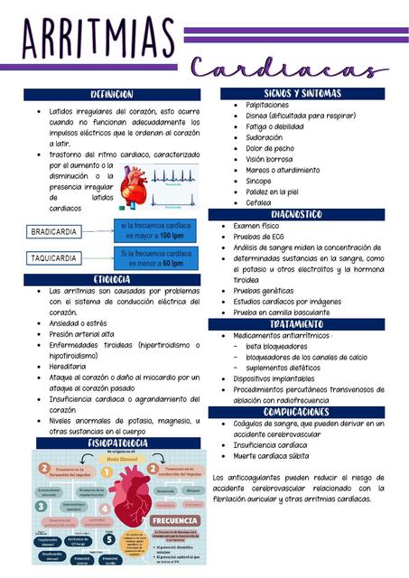 Arritmias Cardiacas Aida NursNotes UDocz