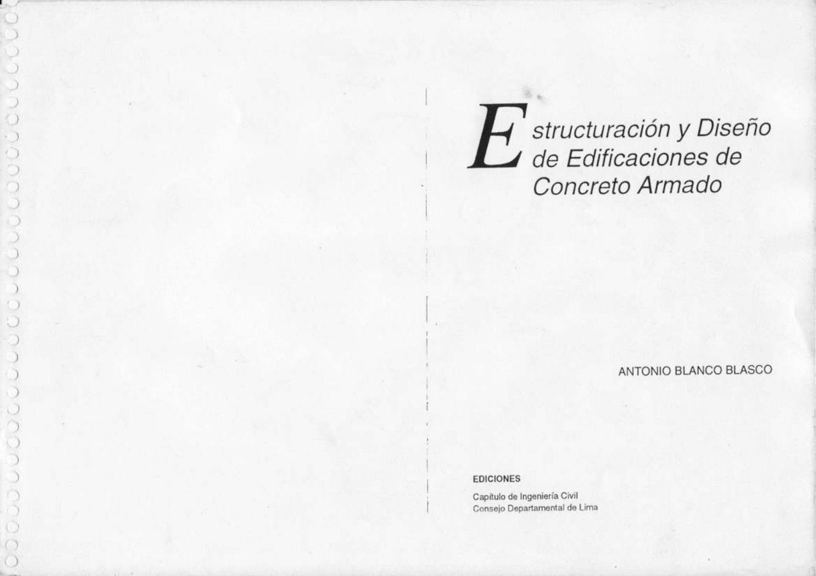 Estructuracion Y Diseno De Edificaciones Hormigon Estructuras Udocz