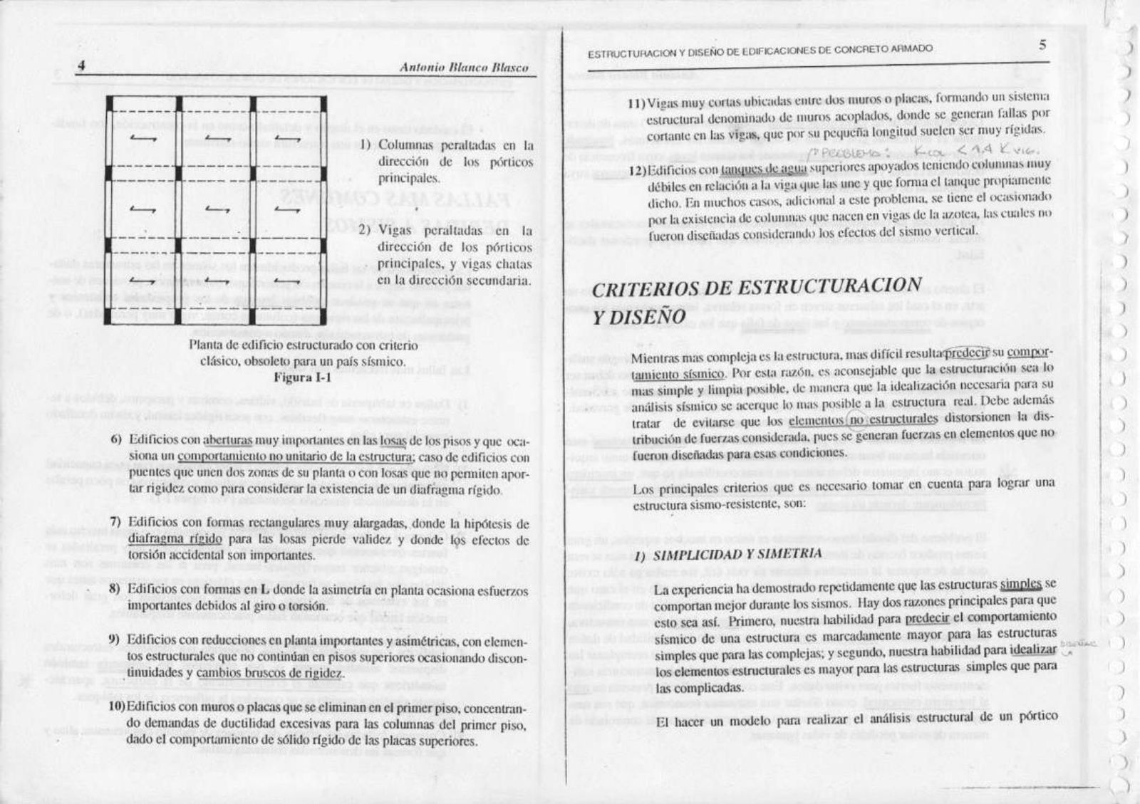 Estructuracion Y Diseno De Edificaciones Hormigon Estructuras Udocz