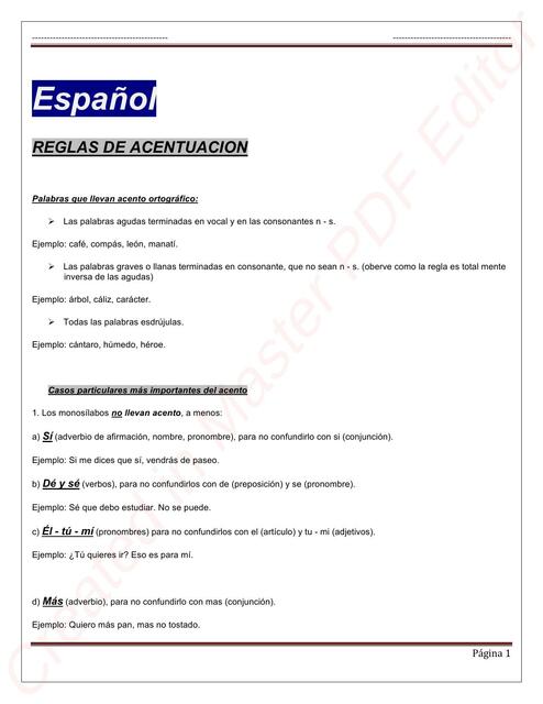 Guia I espaol examen ceneval