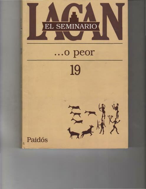 Seminario 19 O Peor Paidos