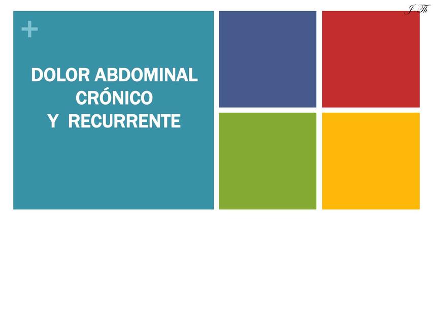 doloe abdominal en pediatría