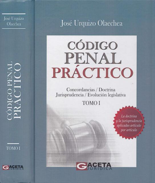 CODIGO PENAL PRACTICO TOMO I