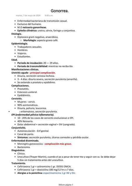 Infecciones de trasnmisión sexual