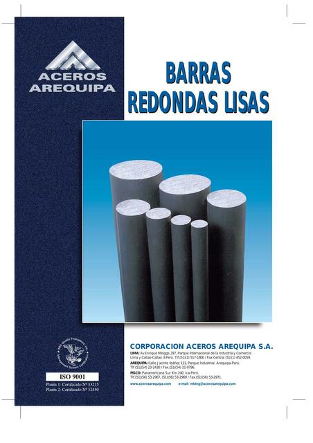 Barras redondas lisas 