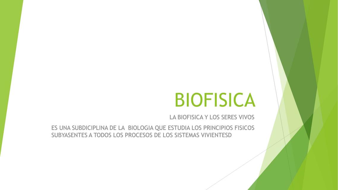 TEMA1 BIOFISICA