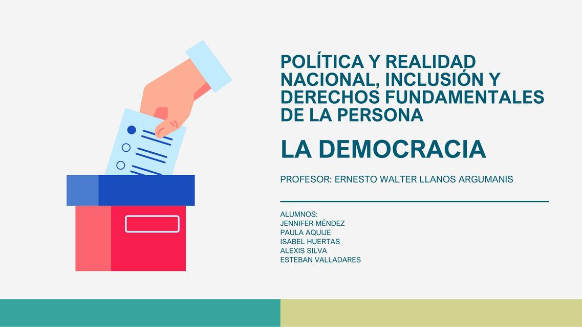 LA DEMOCRACIA