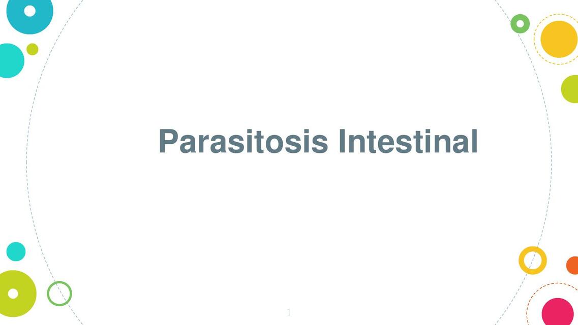 Parasitosis intestinal