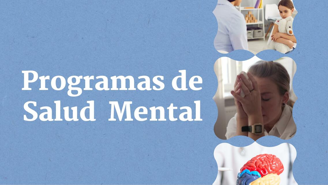 Programas de salud mental