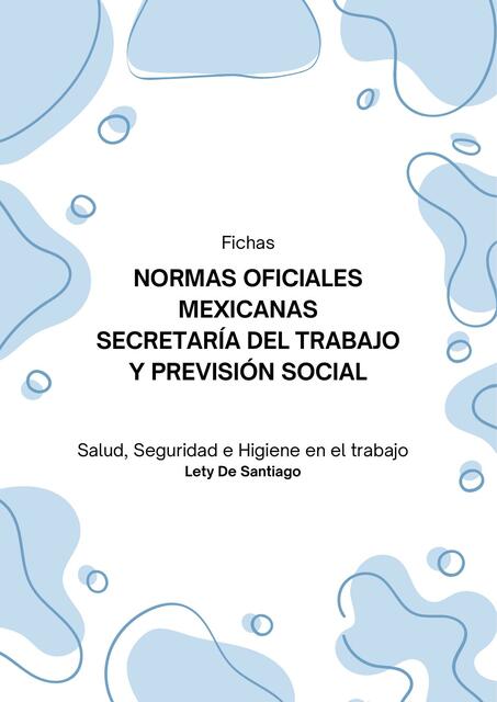 NOM-STPS Normas de seguridad laboral