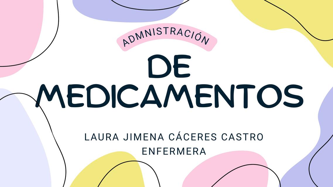 Administración de medicamentos