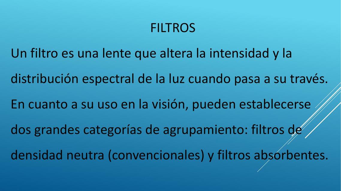 Filtros