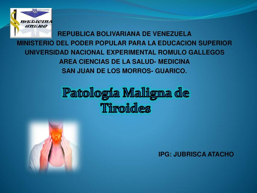 Patología maligna de tiroides 