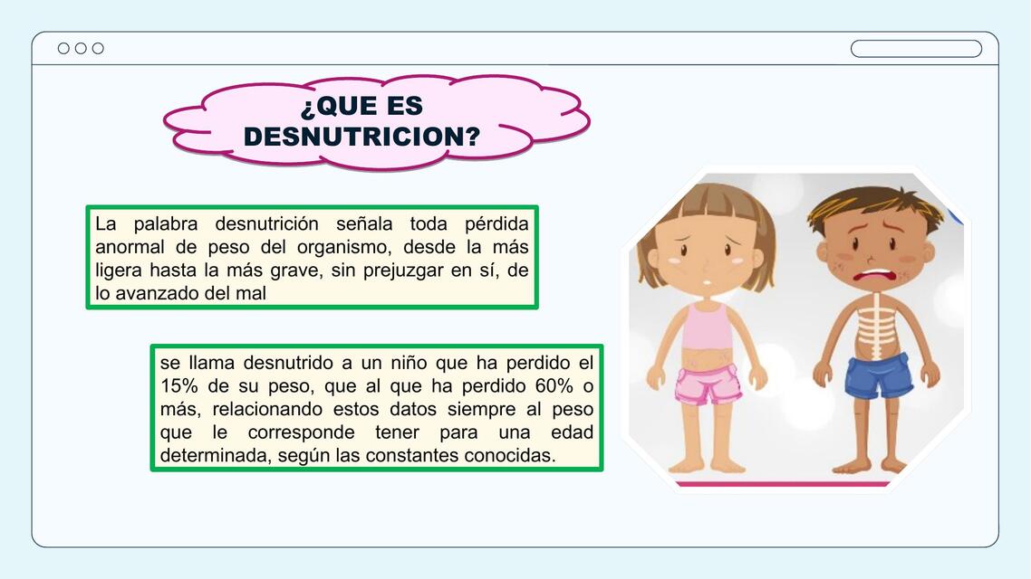 DESNUTRICION