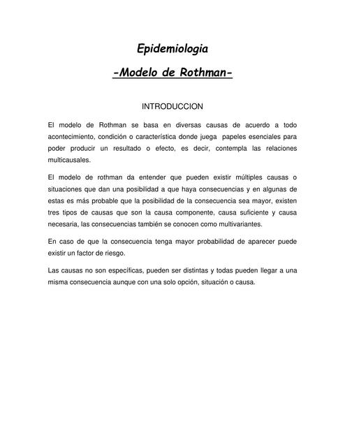 Modelo de Rothman