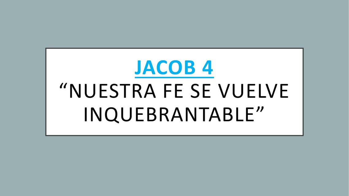 jacob 4