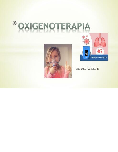 oxigenoterapia