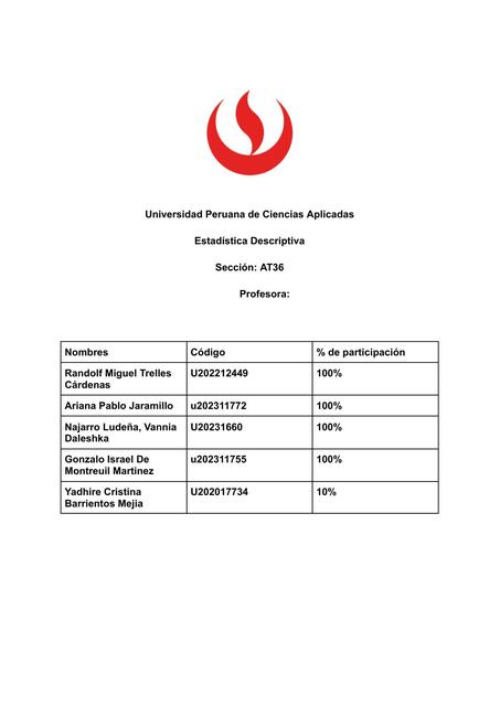 Estadistica objetivo 4 y 5