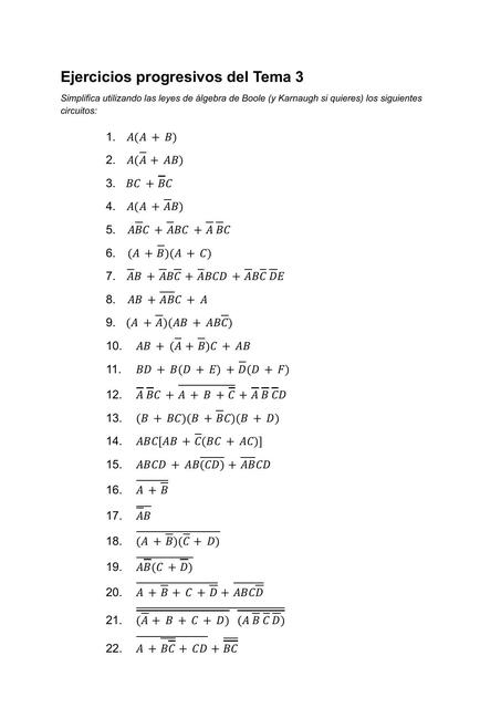 Ejercicios progresivos del Tema 3 1
