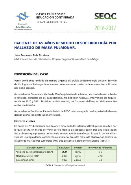 4 S7 LECTURA HALLAZGO DE MASA PULMONAR