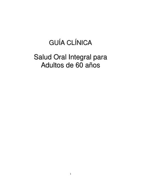 Salud Oral Integral para Adultos de 60 años | Universidad Cayetano ...
