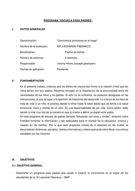 PROGRAMA DE ESCUELA PARA PADRES PP3