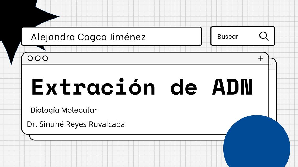 Extracción de ADN Técnicas de Laboratorio