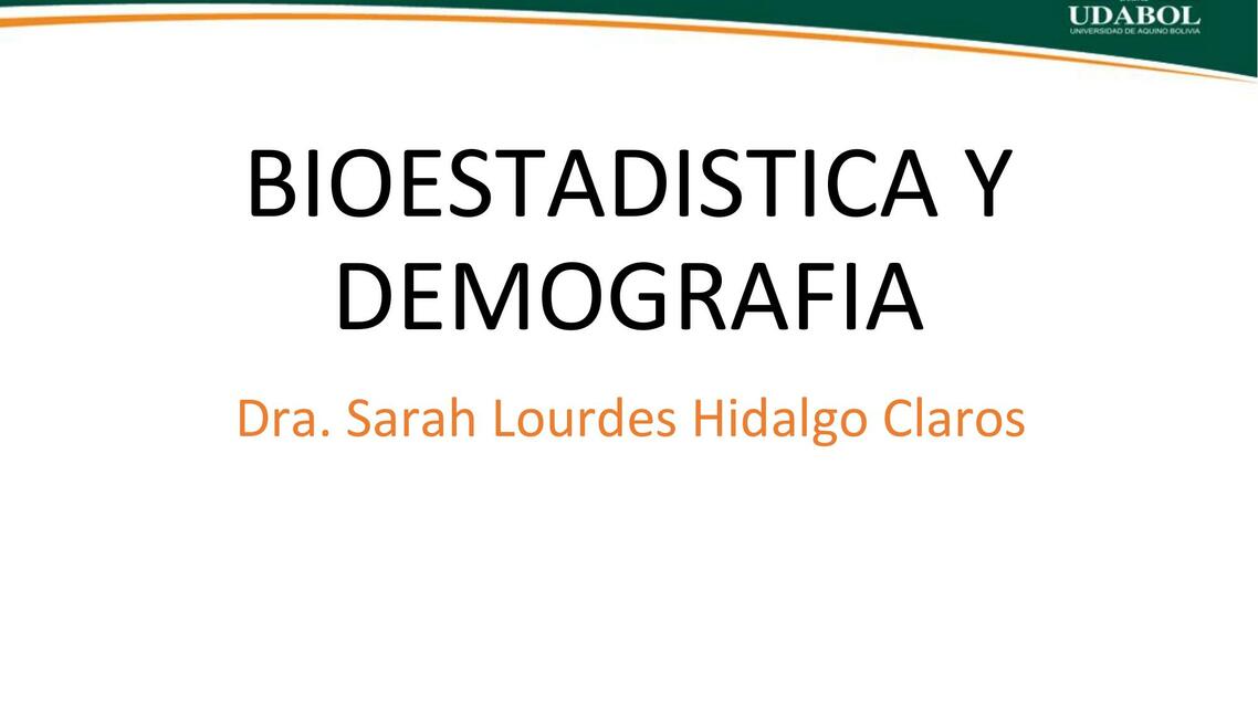 Tema 11 Estadistica de Morbilidad