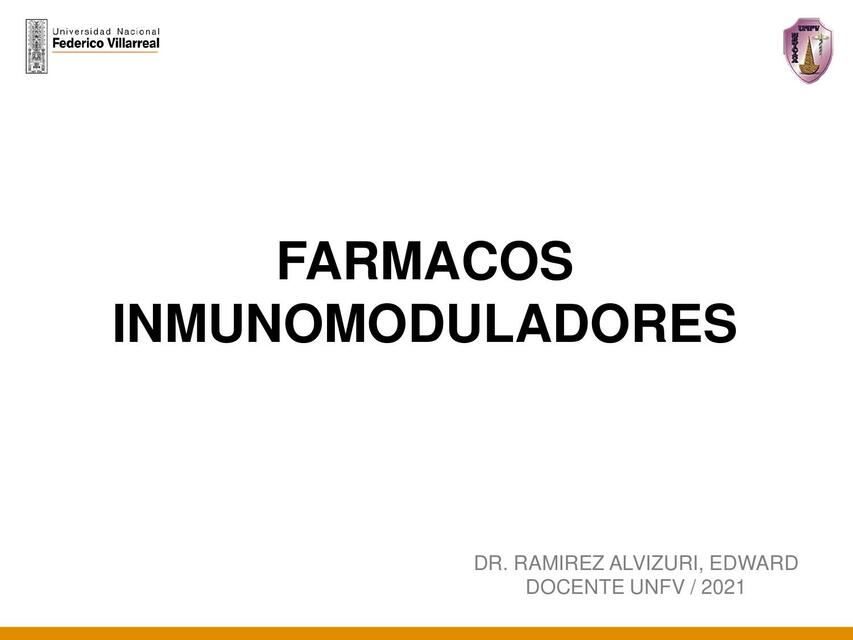 8 Farmacos Inmunomoduladores