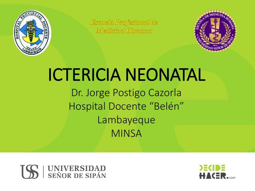 Icteriria neonatal 