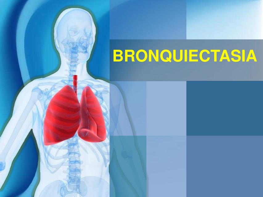 bronquiectasias