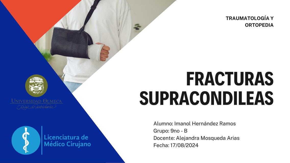 Fracturas supracondileas