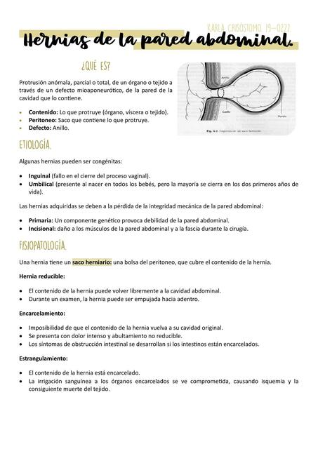 Hernias de la pared abdominal