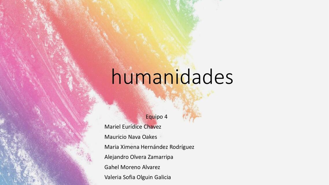 humanidades