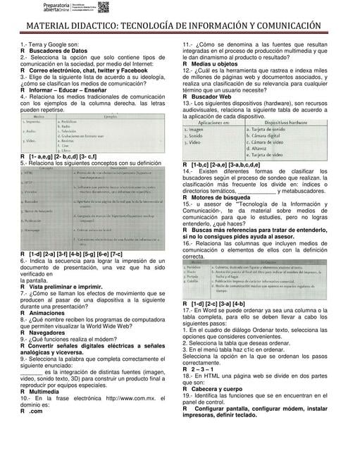 Tecnología de información y comunicación módulo 6 preparatoria abierta ...