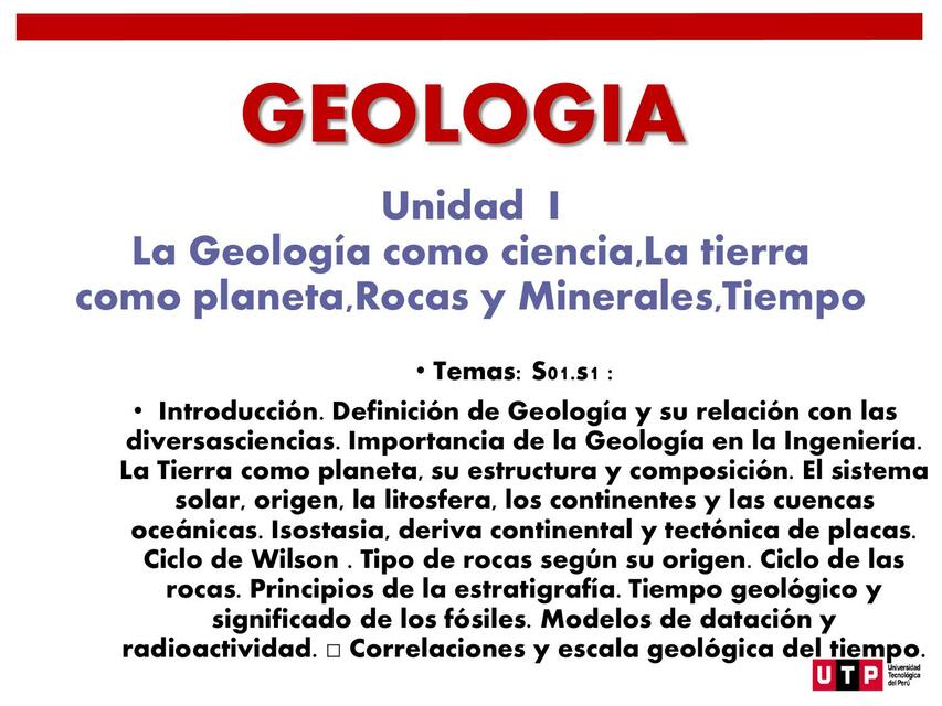 S01 s1 La Geología como ciencia La Tierra como pla Rony9 uDocz