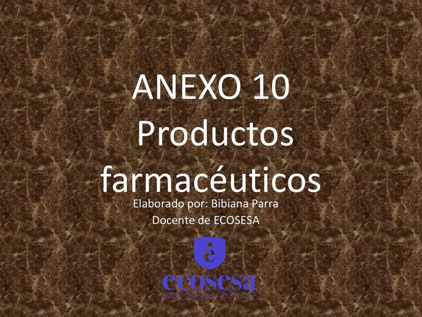 ANEXO 10 producto farmaceutico