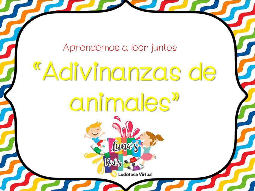 Adivinanzas de Animales ABC