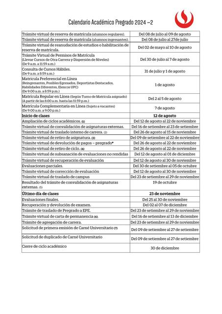 Calendario académico universidad católica de colombia 2024 5