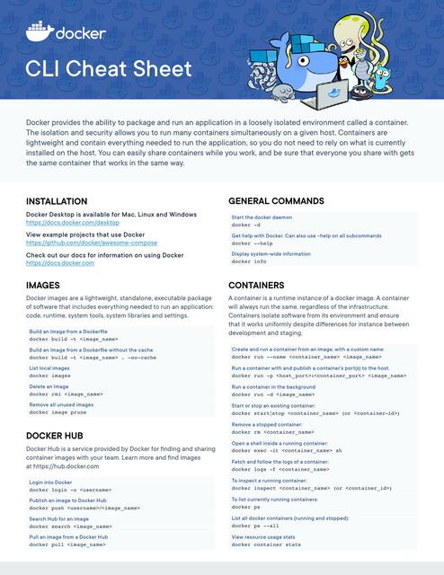 docker cheatsheet