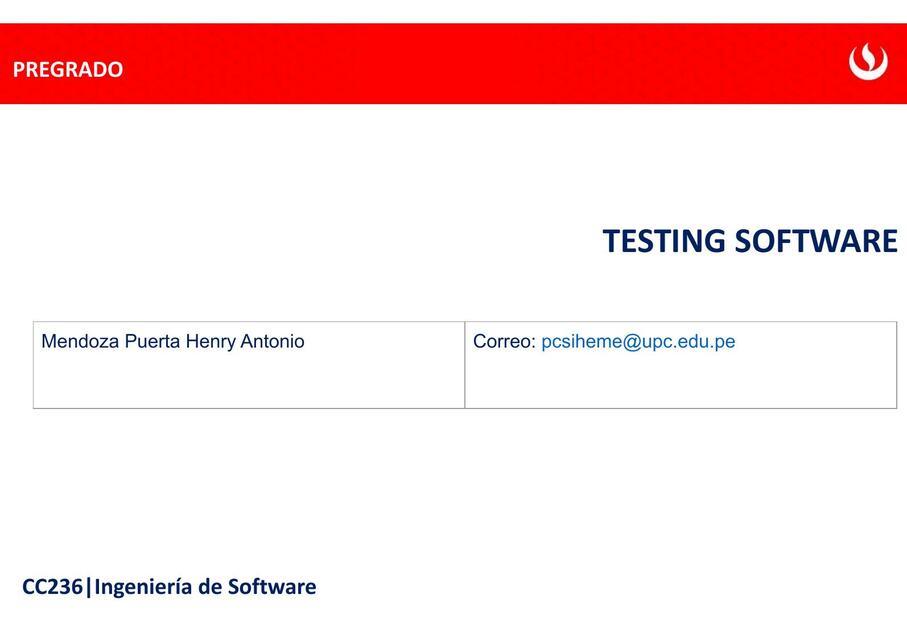 upc pre testing software