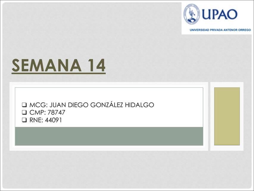 SEMANA 14 ANATOMIA 1 1