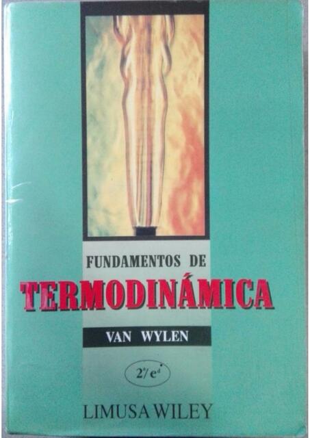 Fundamentos de Termodinámica Van Wylen 2 a Ed